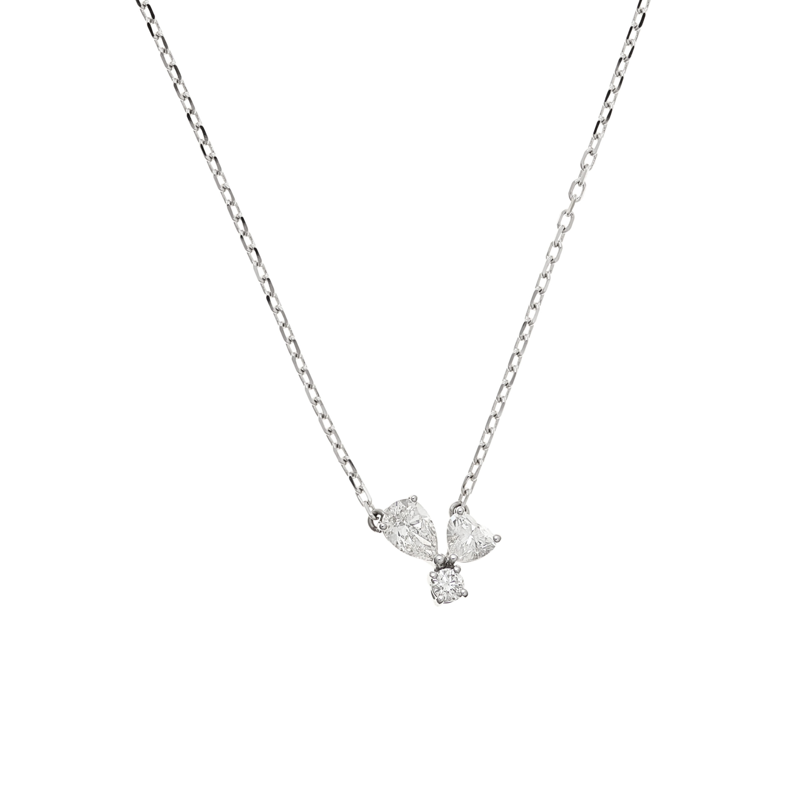Felicity Trois Heart Necklace