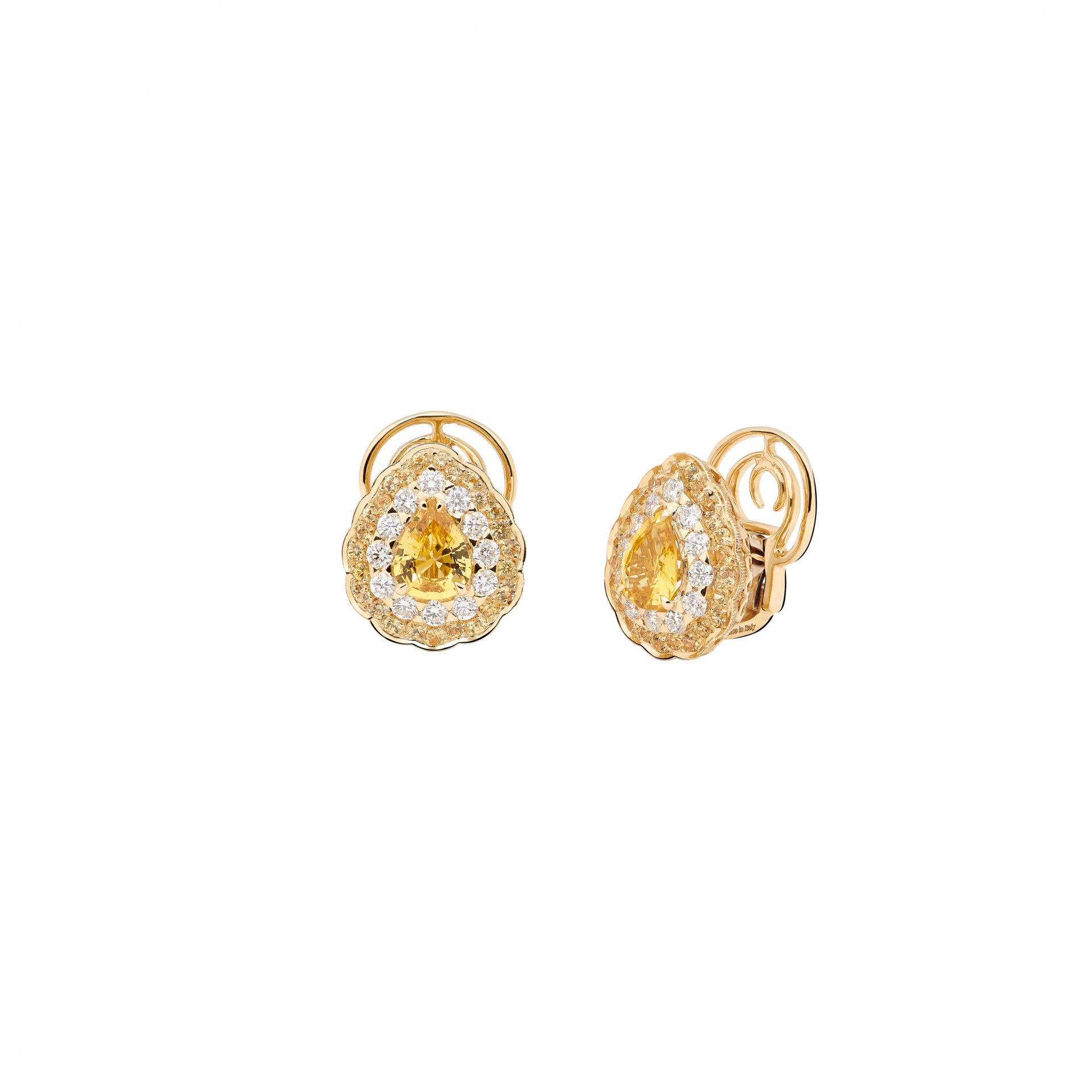 La Broderie Jaune Earrings
