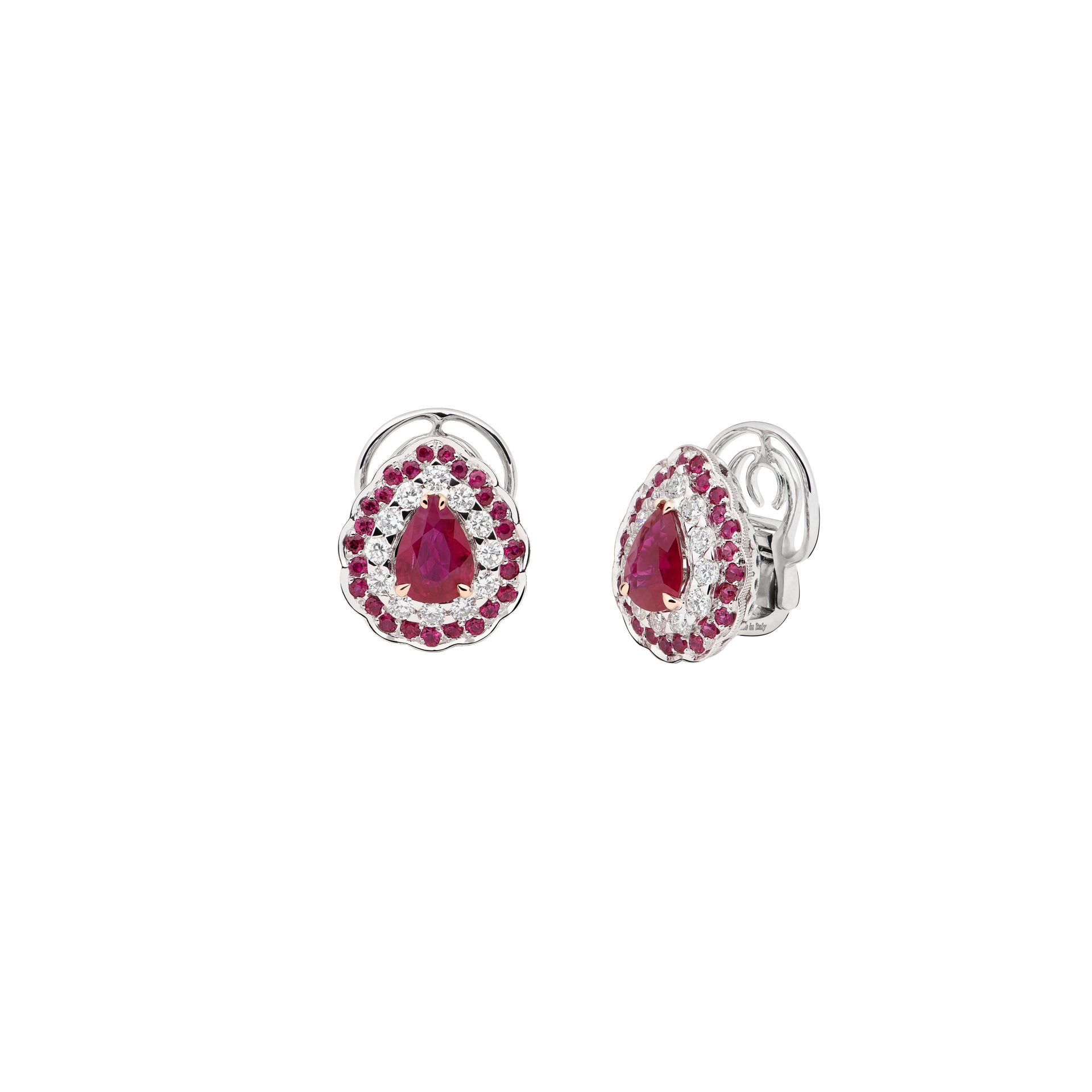 La Broderie Rouge Earrings