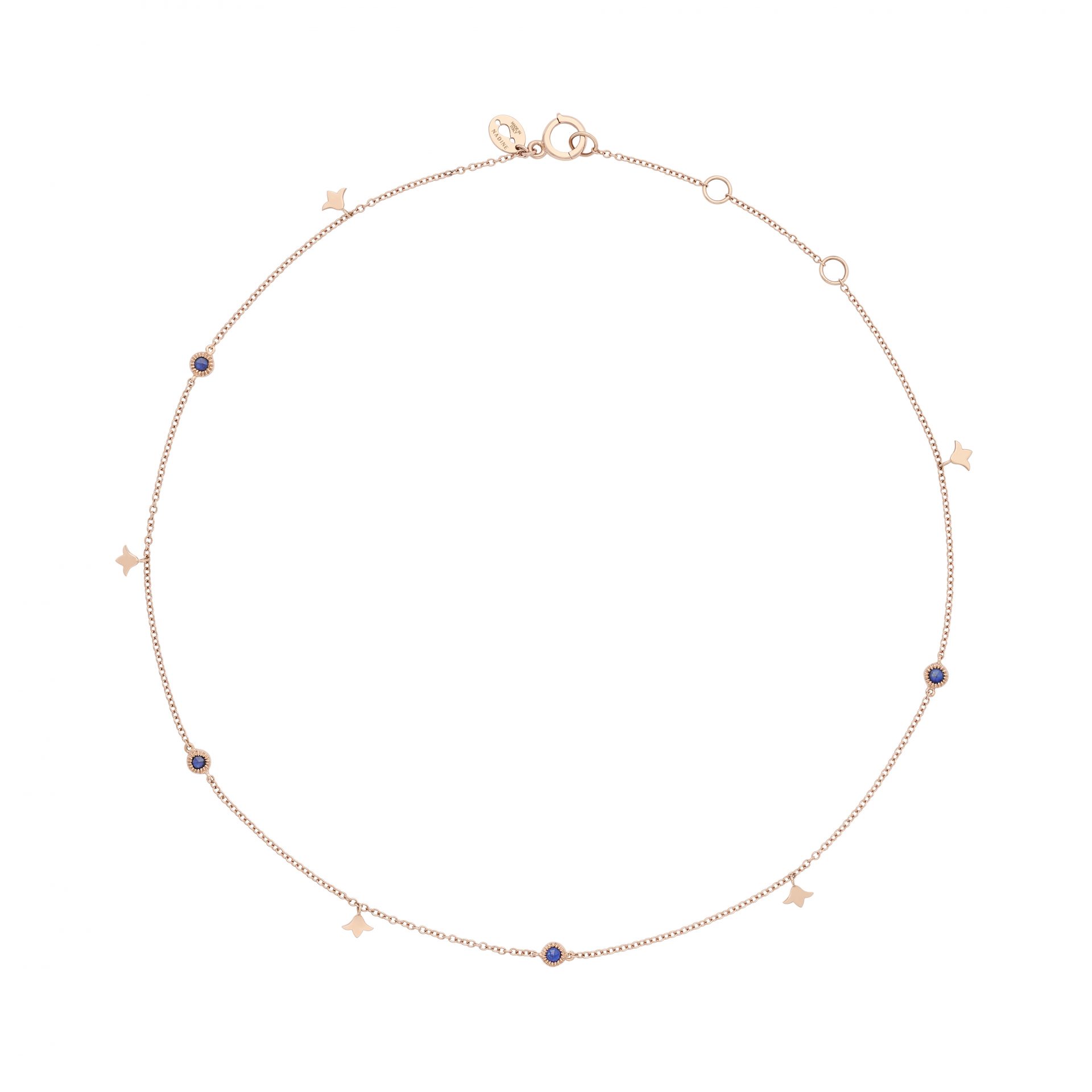 Blue Lily Necklace