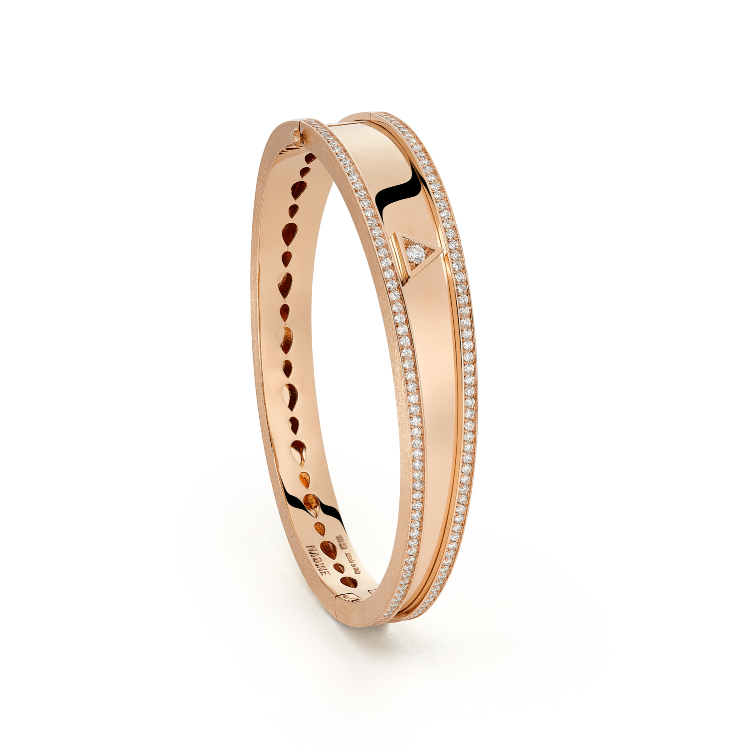 Paved Asymmetrical Bangle