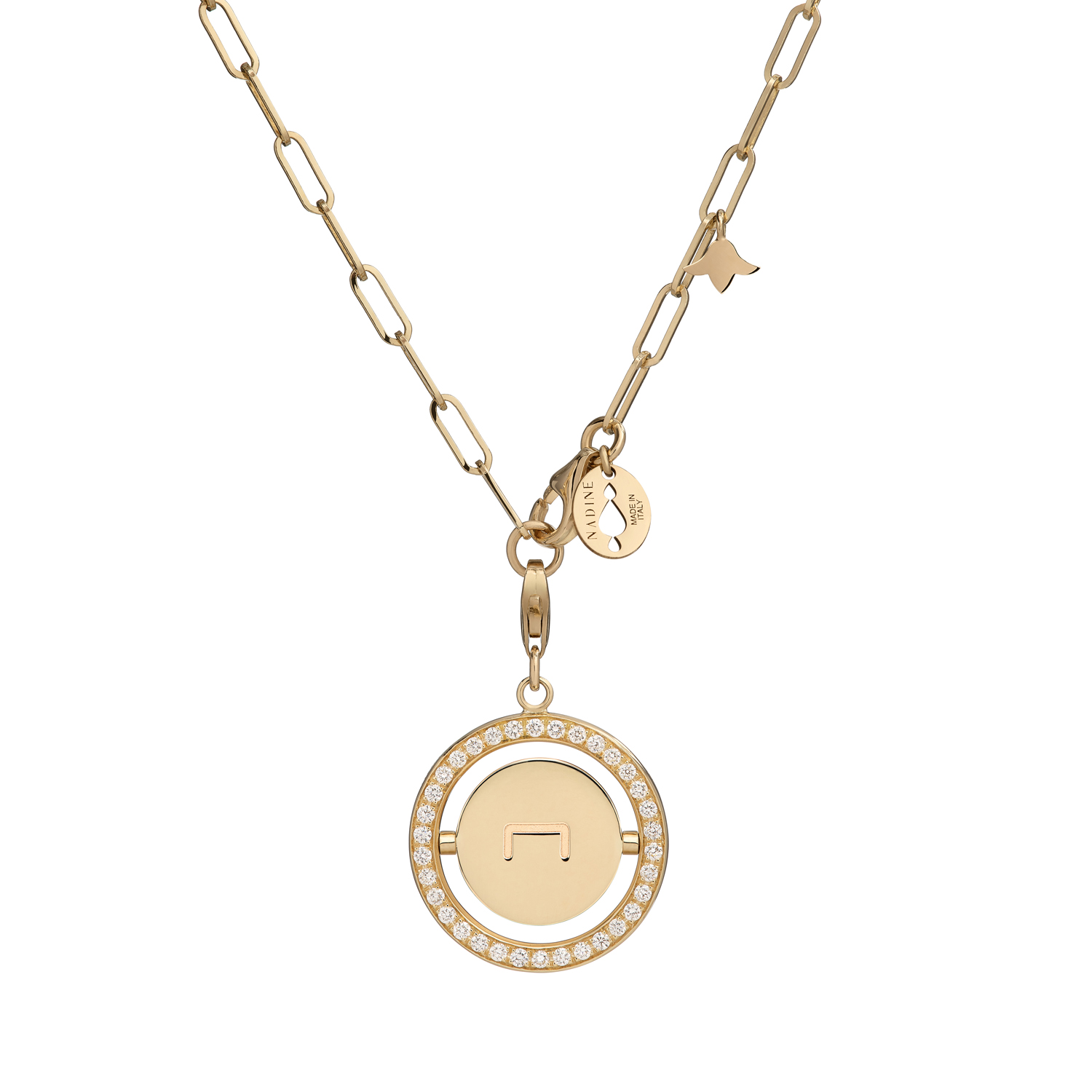 Abjad Paved Pendant