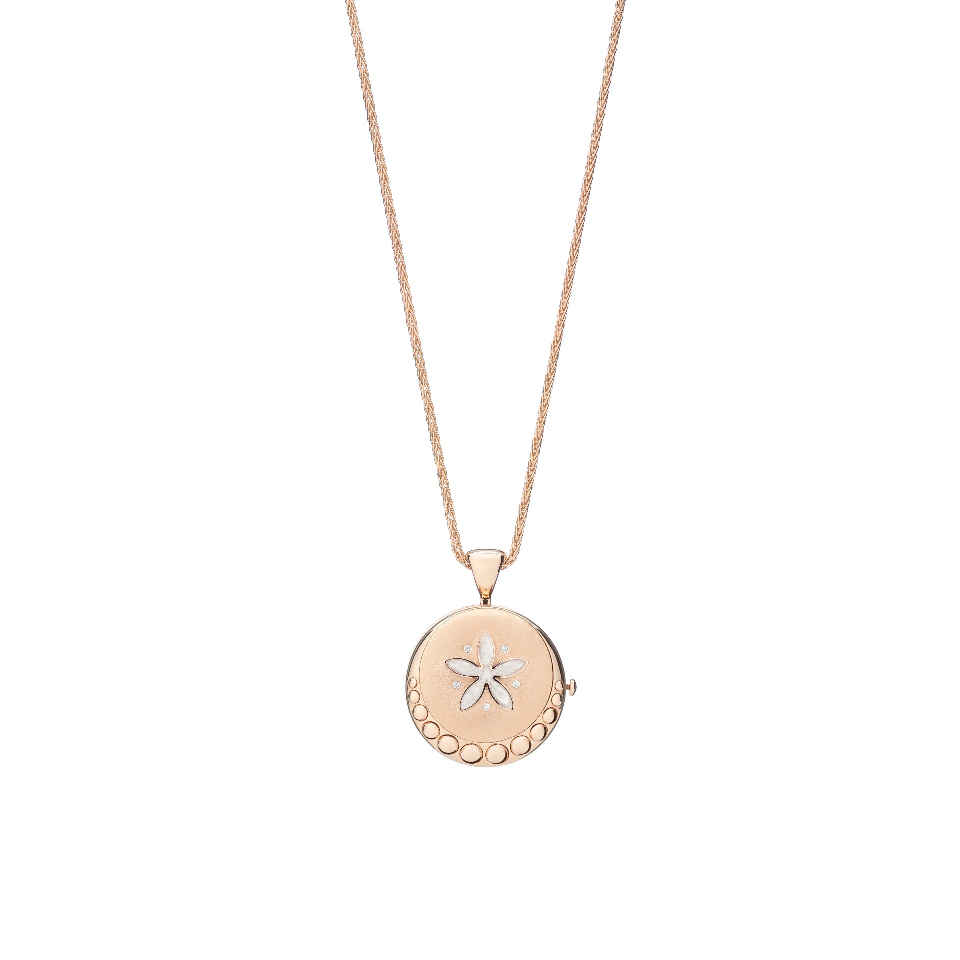 Grey Enamel Locket