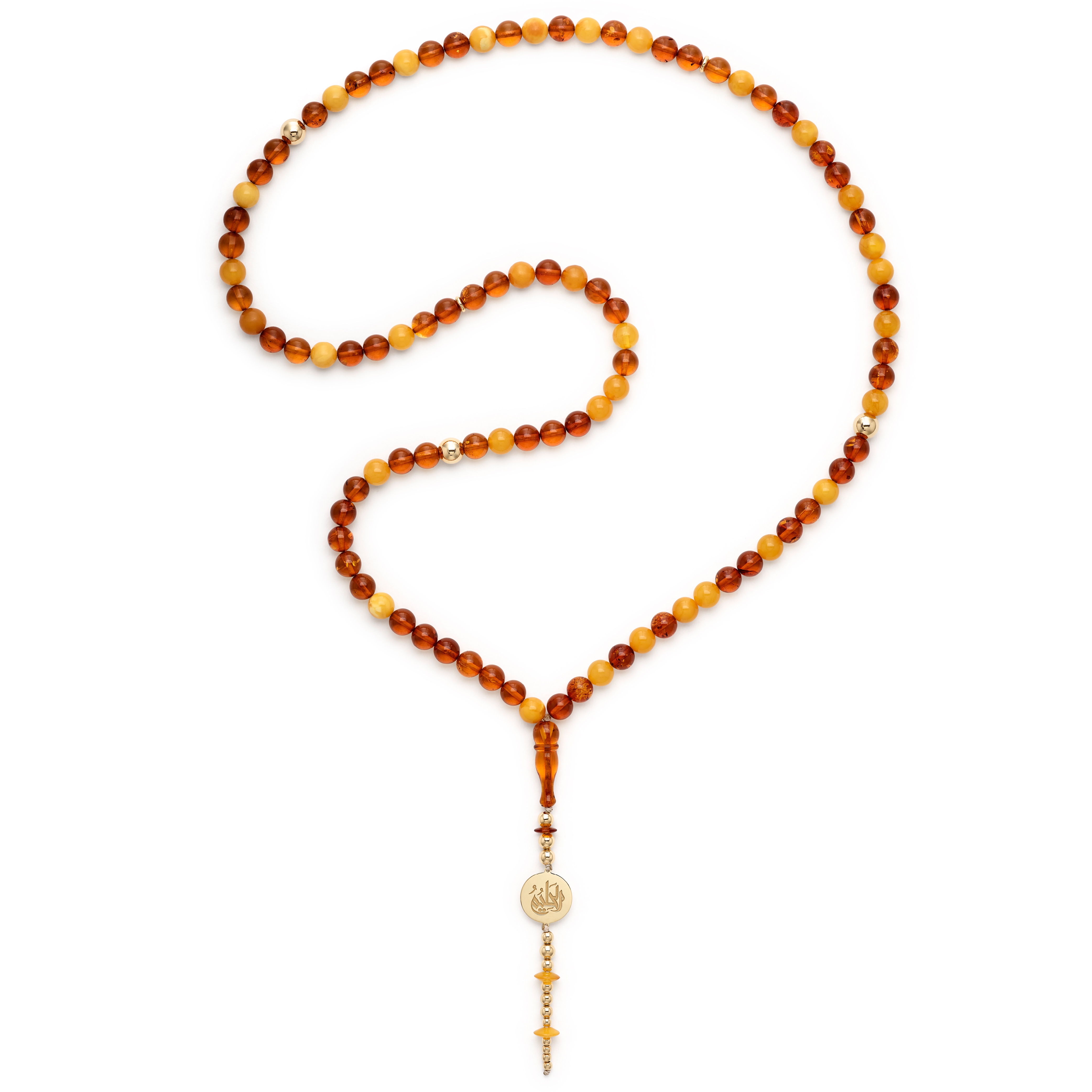 Long Mixed Amber Rosary